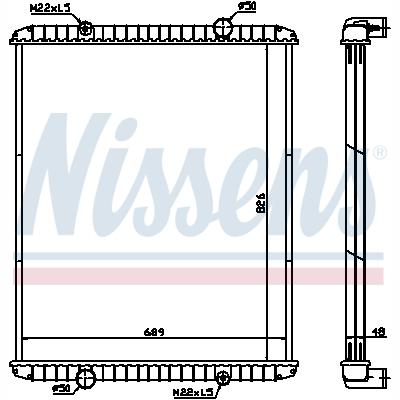 NISSENS NIS638490 Engine Radiator