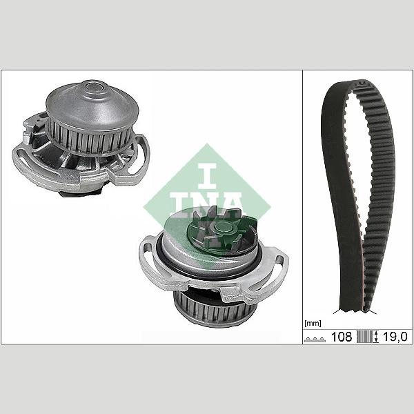 INA 530071730 Water Pump & Timing Belt Kit