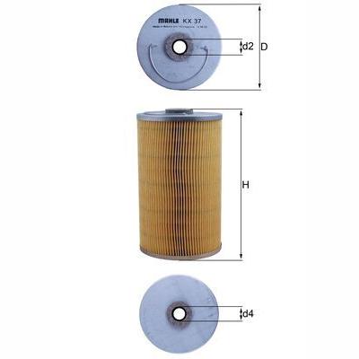 MAHLE KX37 Fuel Filter