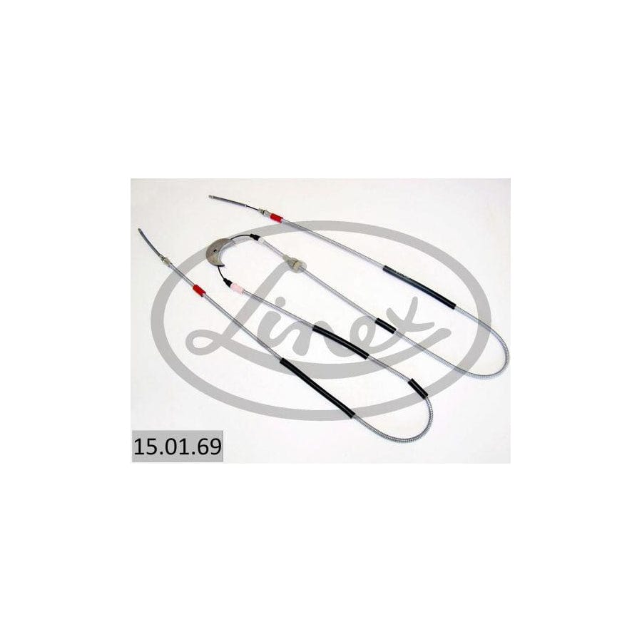 Linex 15.01.69 Cable, Service Brake for Ford Escort Express  91 (Avf)