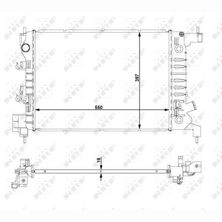 NRF NRF59149 Engine Radiator