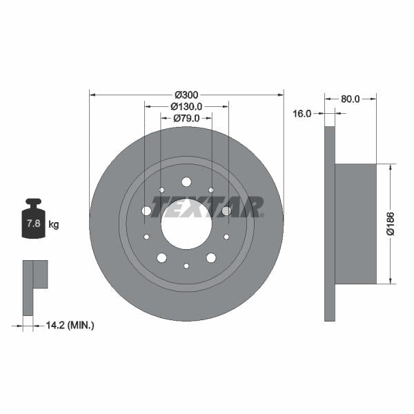 AUTOFREN SEINSA D7-130C Brake Caliper Guide Sleeve Kit