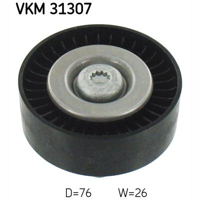 SKF VKM31307 V-Ribbed Belt Deflection/Guide Pulley