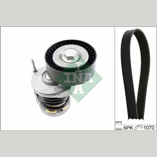 INA 529047510 V-Ribbed Belt Set
