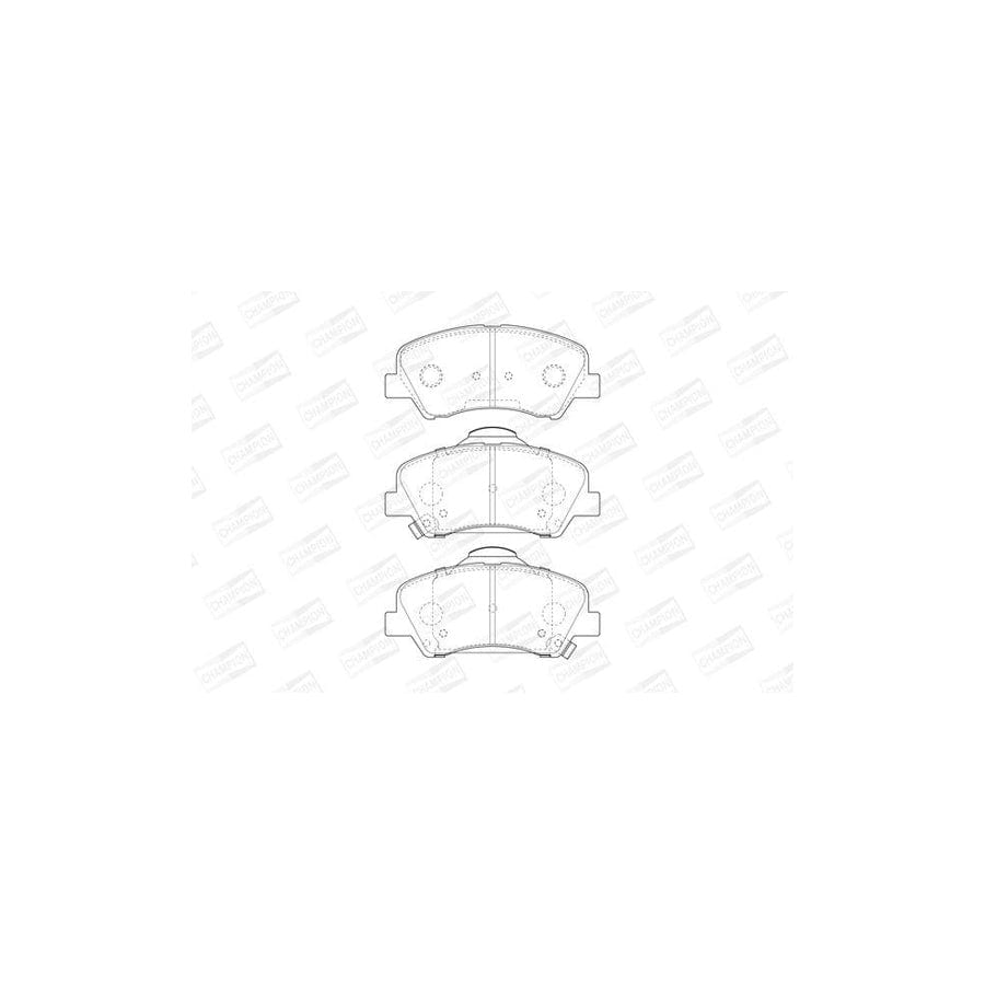 Champion 573368Ch Brake Pad Set