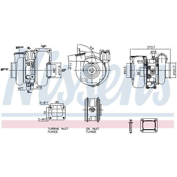 NISSENS NIS93757 Turbocharger
