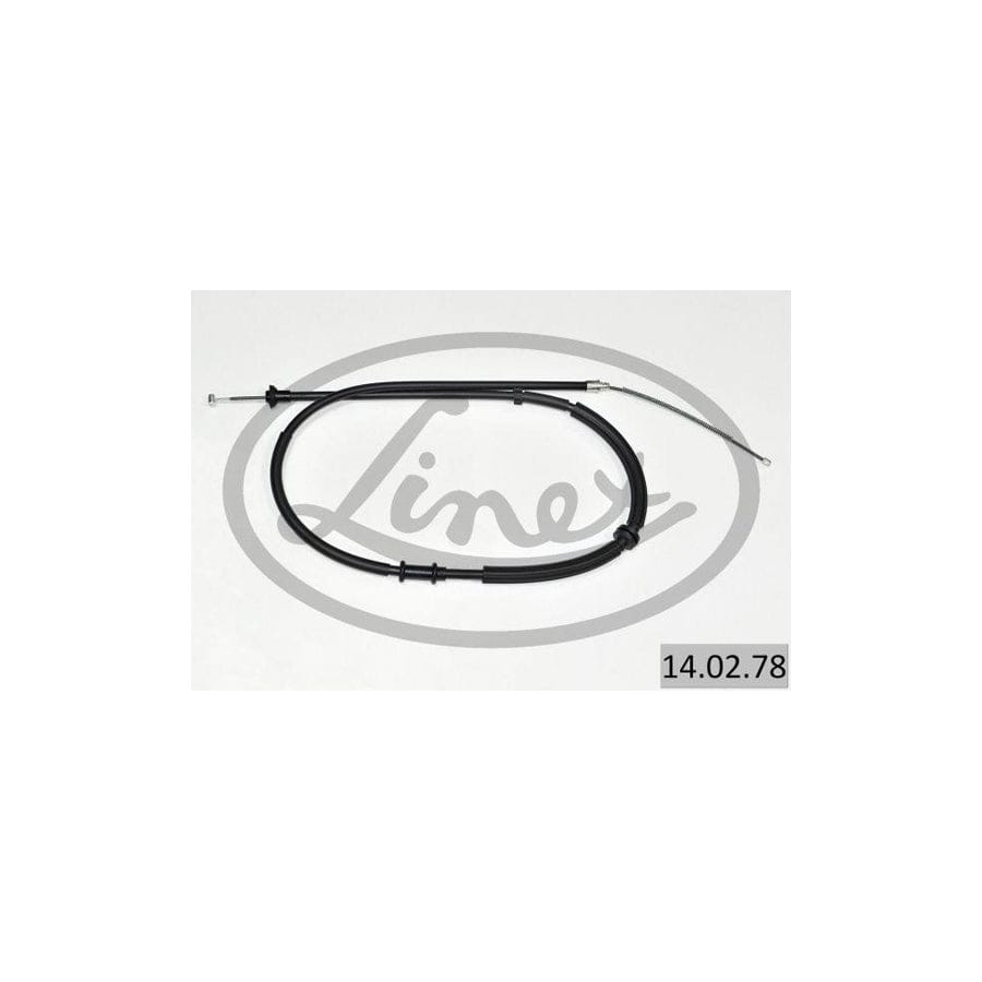 Linex 14.02.78 Cable, Service Brake for Fiat Tipo Saloon (356)