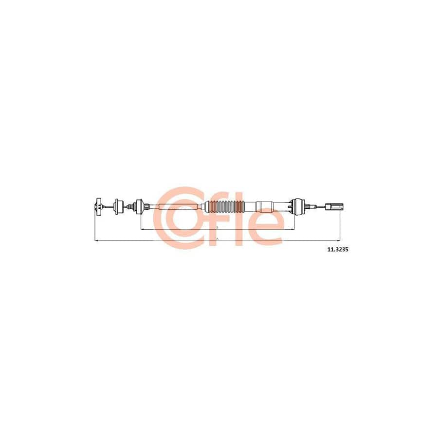 Cofle 11.3235 Clutch Cable for Peugeot 306