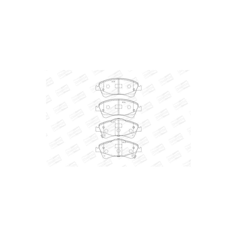 Champion 572600Ch Brake Pad Set