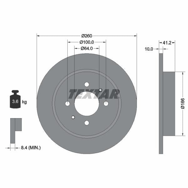 BOSCH 1410525010 Brake Caliper Guide Sleeve Kit