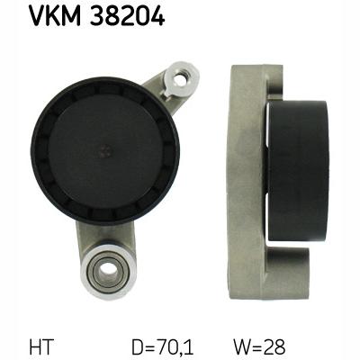 SKF VKM38204 V-Ribbed Belt Tensioner Pulley