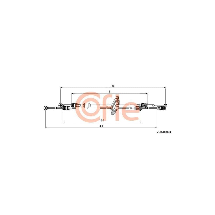 Cofle 2Cb.Re004 Cable, Manual Transmission for Renault Master