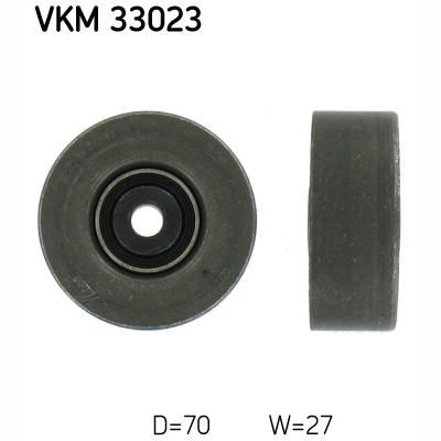 SKF VKM33023 V-Ribbed Belt Deflection/Guide Pulley