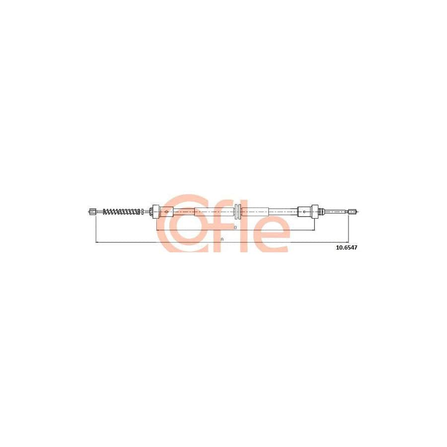 Cofle 92.10.6547 Hand Brake Cable