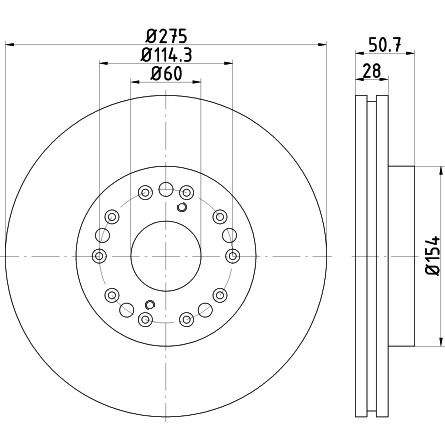 TEXTAR 92226500 Brake Disc