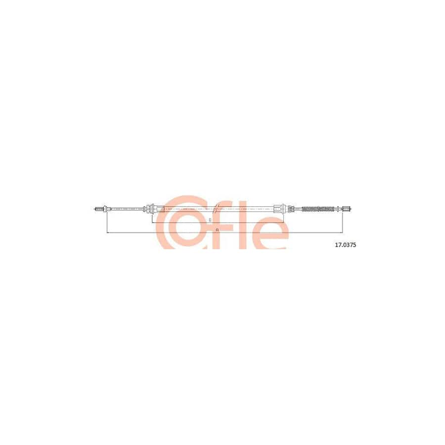Cofle 17.0375 Hand Brake Cable for Ford Focus