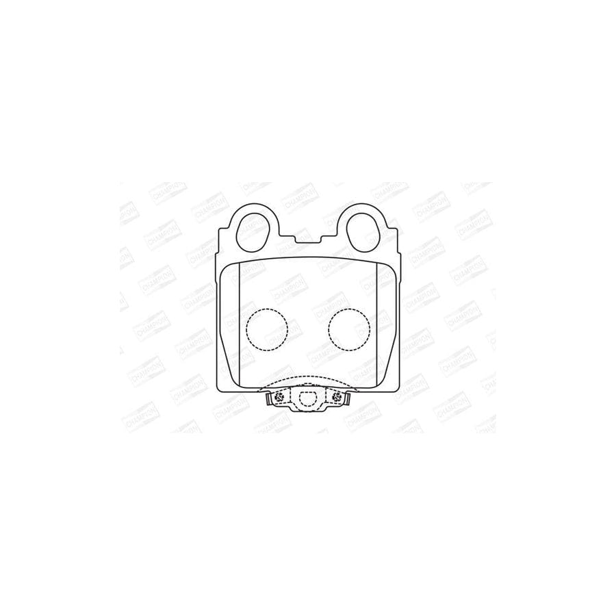 Champion 573681Ch Brake Pad Set