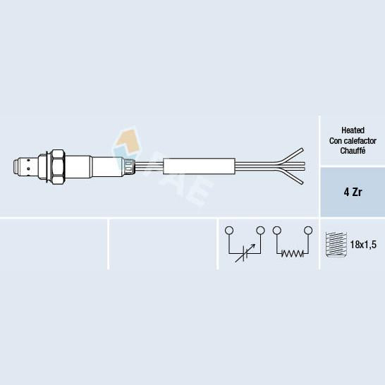FAE AE77004 Lambda Sensor