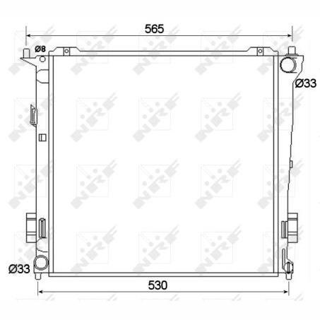 NRF NRF53109 Engine Radiator