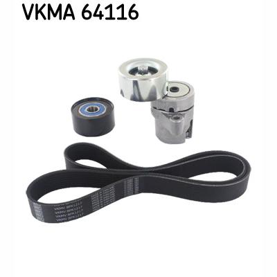 SKF VKMA64116 V-Ribbed Belt Set