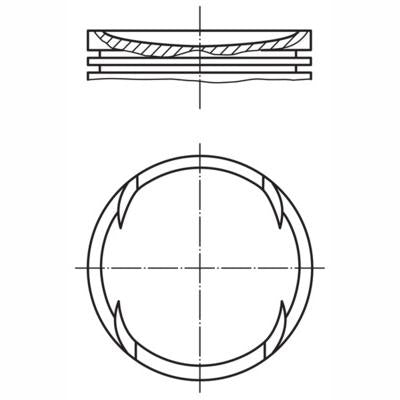 MAHLE 0117701 Piston