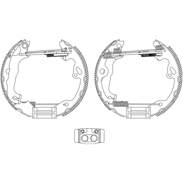 TEXTAR 84052501 Brake Shoe Set