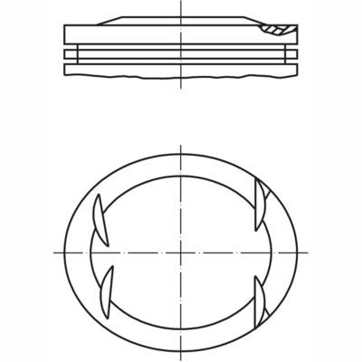 MAHLE 0014102 Piston