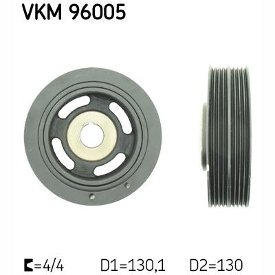 SKF VKM96005 Crankshaft Belt Pulley