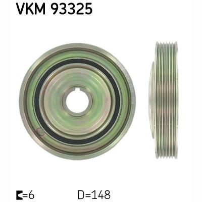 SKF VKM93325 Crankshaft Belt Pulley
