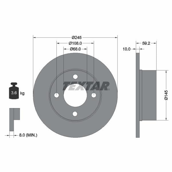 TRW MOTO ST1656 Brake Caliper Guide Sleeve Kit