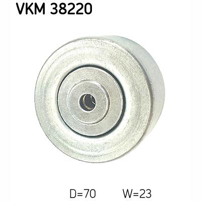 SKF VKM38220 V-Ribbed Belt Tensioner Pulley