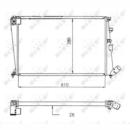 NRF NRF58914 Engine Radiator