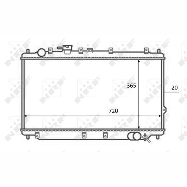NRF NRF59082 Engine Radiator