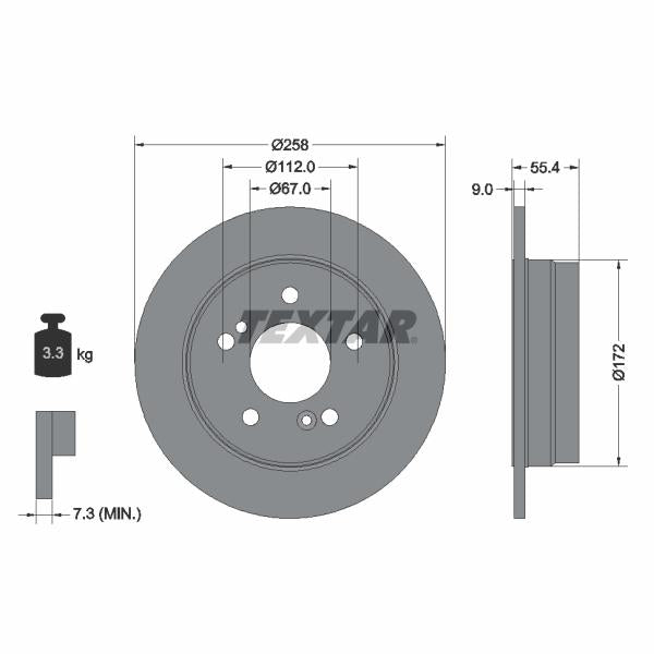 TRW MOTO ST1169 Brake Caliper Guide Sleeve Kit