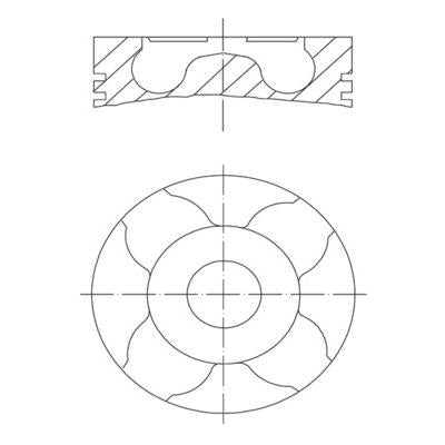 MAHLE 2290510 Piston
