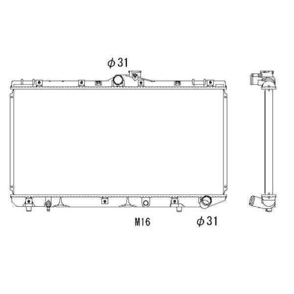NRF NRF503966 Engine Radiator