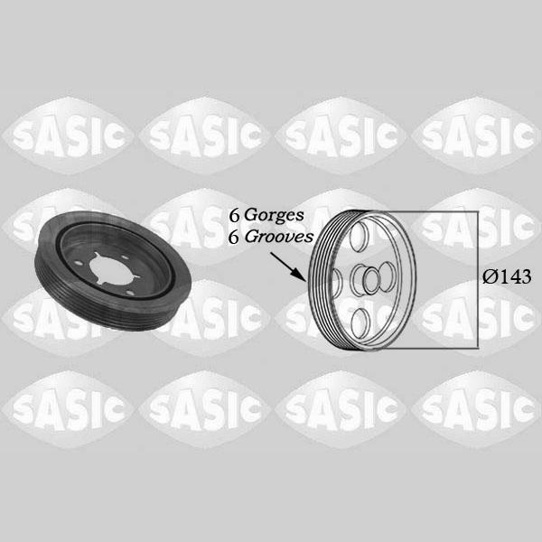 SASIC SAS2150001 Crankshaft Belt Pulley