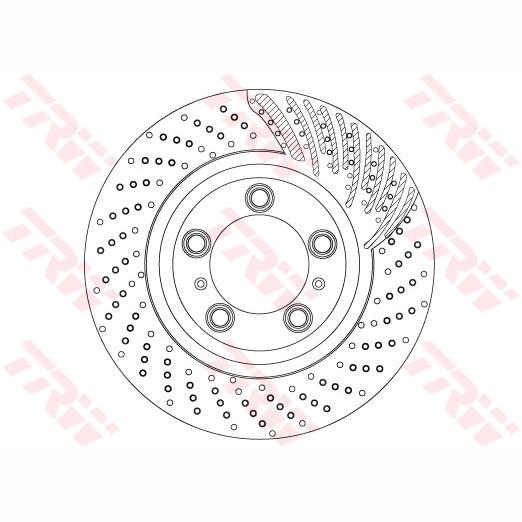 TRW MOTO DF6721S Brake Disc