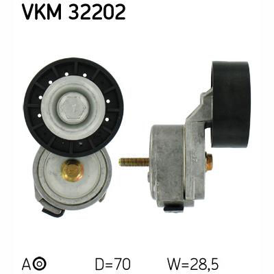 SKF VKM32202 V-Ribbed Belt Tensioner Pulley
