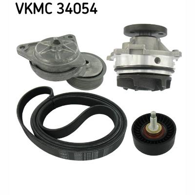 SKF VKMC34054 Water Pump + V-Ribbed Belt Kit