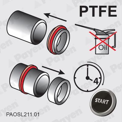 PAYEN LK5008 Crankshaft Shaft Seal