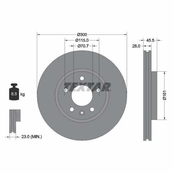QUICK BRAKE QB113-0026X Brake Caliper Guide Sleeve Kit