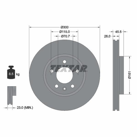 QUICK BRAKE QB113-0026X Brake Caliper Guide Sleeve Kit