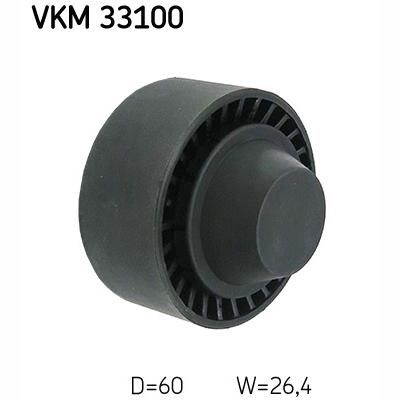 SKF VKM33100 V-Ribbed Belt Deflection/Guide Pulley