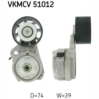 SKF VKMCV51012 V-Ribbed Belt Tensioner Pulley