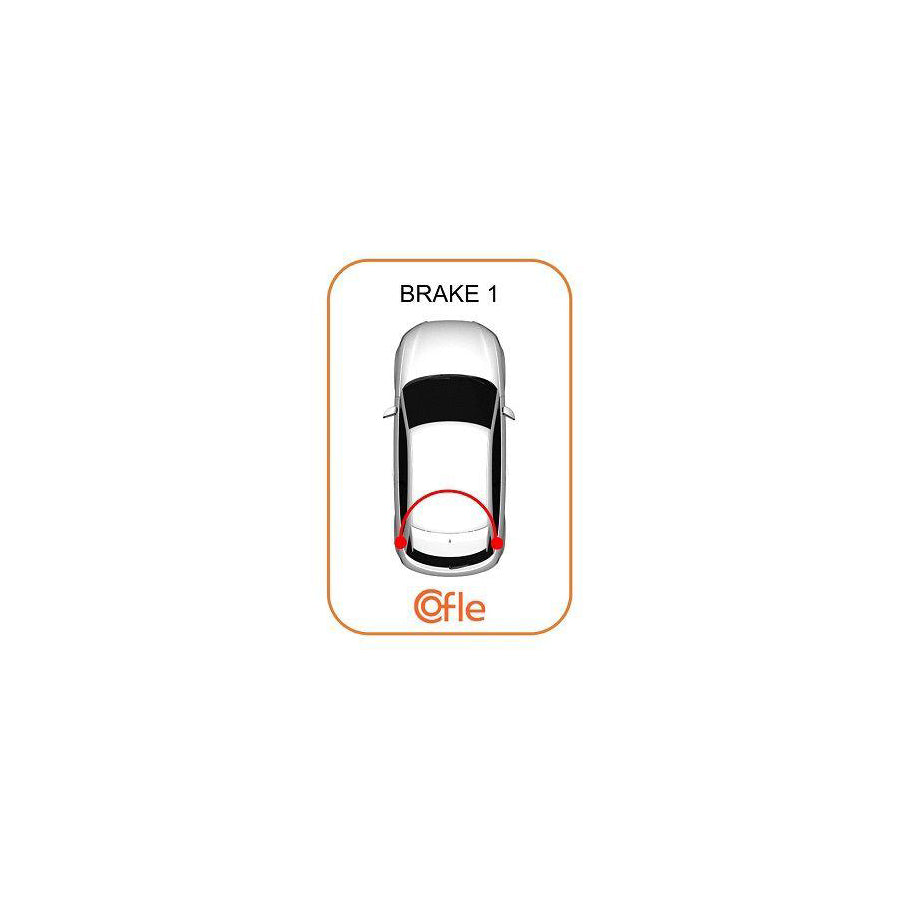 Cofle 321.3 Hand Brake Cable for Lancia A 112 Hatchback