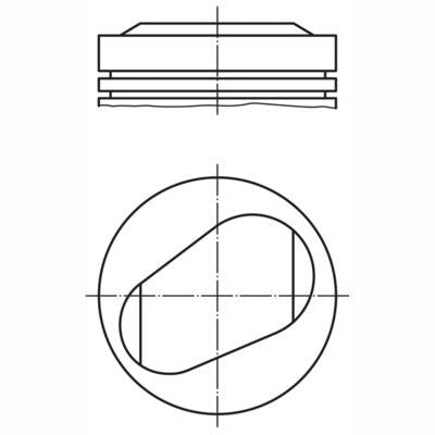 MAHLE 0818601 Piston