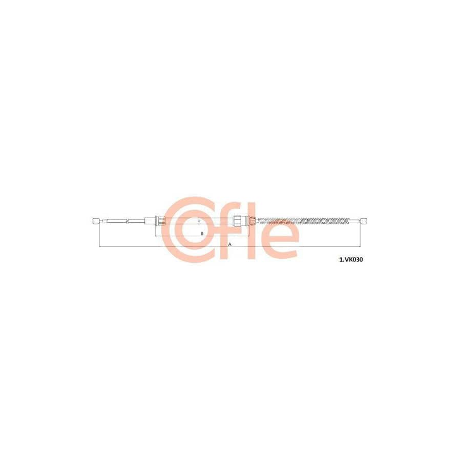 Cofle Bh.Pe037 Brake Hose for Peugeot 406