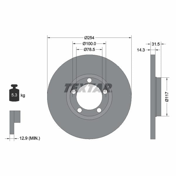 AUTOFREN SEINSA D7-252C Brake Caliper Guide Sleeve Kit