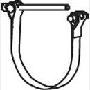 DINEX DIN68866 Exhaust System Clamping Piece